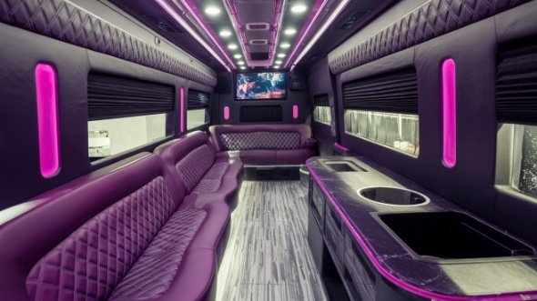 sprinter limo rental interior bolingbrook